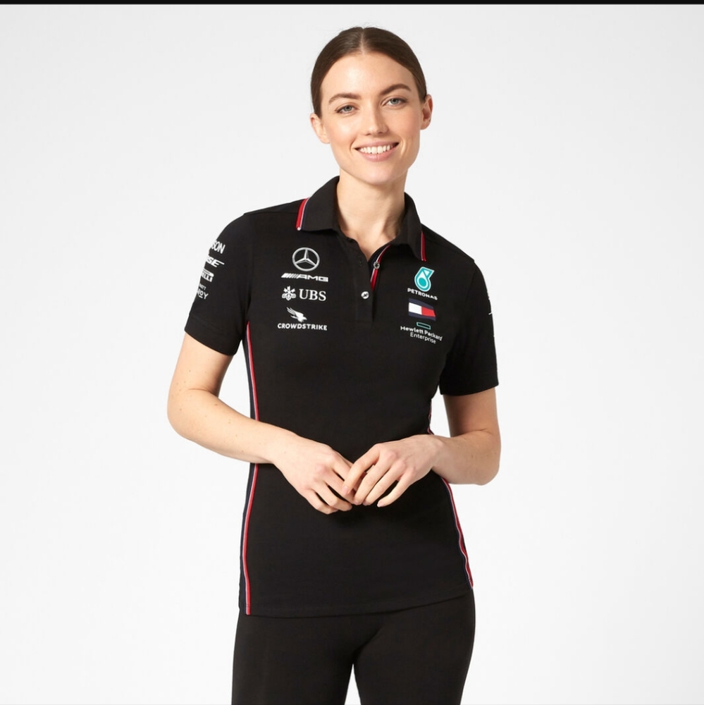 Mercedes AMG Petronas F1 Team Women's Polo Shirt